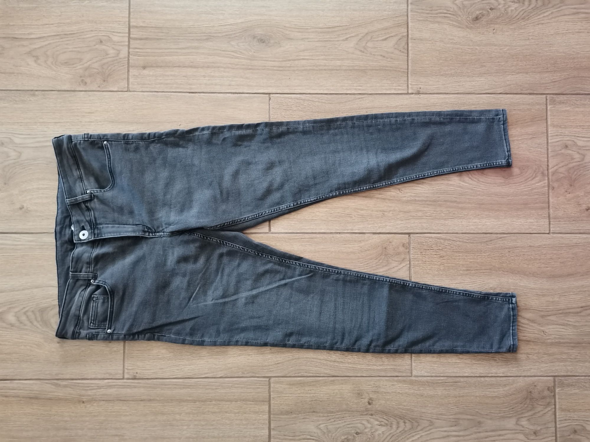 Spodnie dżinsy jeansy H&M skinny 44