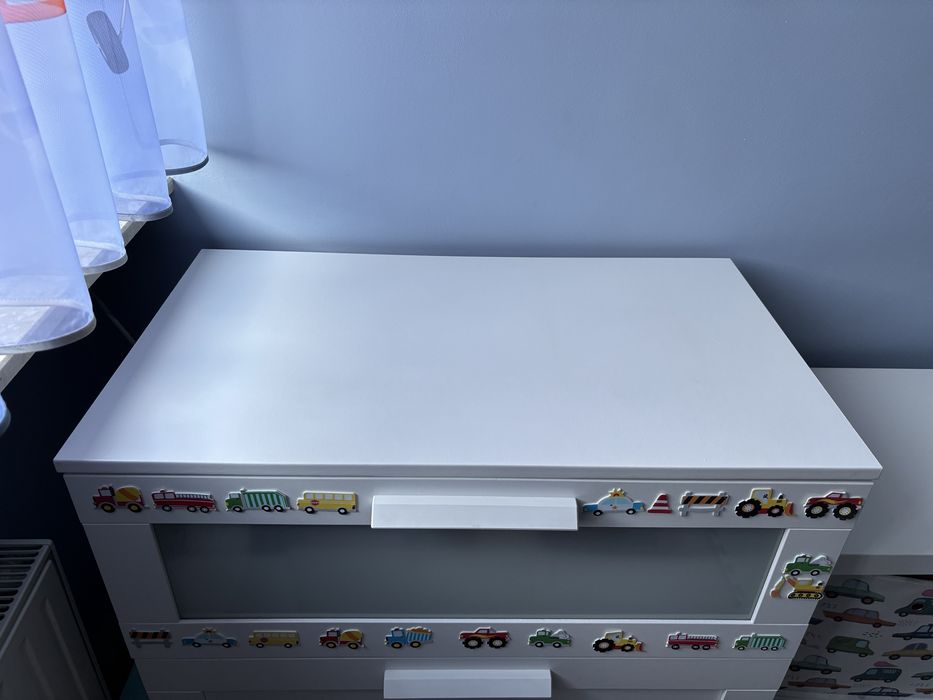 Komoda z 3 szufladami Ikea Brimnes biała