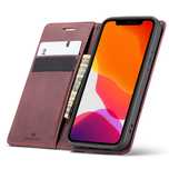 Eleganckie Etui Portfel z klapką Spacecase do iPhone 12 Mini red