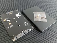 Переходник, адаптер M.2 SATA (NGFF) SSD на SATA в корпусе 2.5" (Новый)