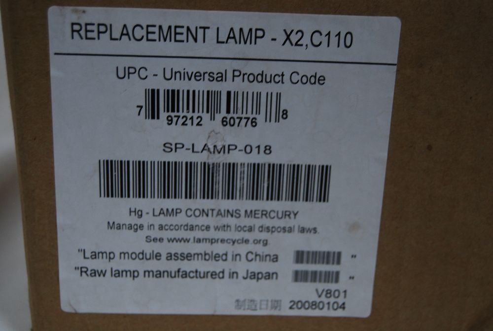 Lampa do Infocus X2 / Lpx2 / X3 / C110 / Nowa