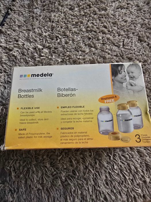 2 packs Frascos leite materno