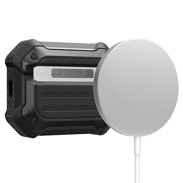 Etui Spigen Tough Armor MagSafe na Apple AirPods Pro 1 / 2 - czarne