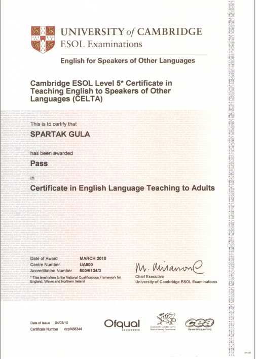 Англiйська мова вiд CELTA викладача - це просто!