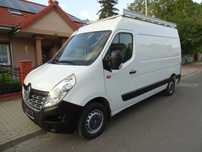 Renault MASTER 2,3 96KW -125 KM ,L2 H2 , KLIMATYZACJA-sprawna , ŚREDNIAK , alu-bagażnik dachowy !  BAGAZNIK DACHOWY -pierwszy lakier , 2016 rok , zadbany