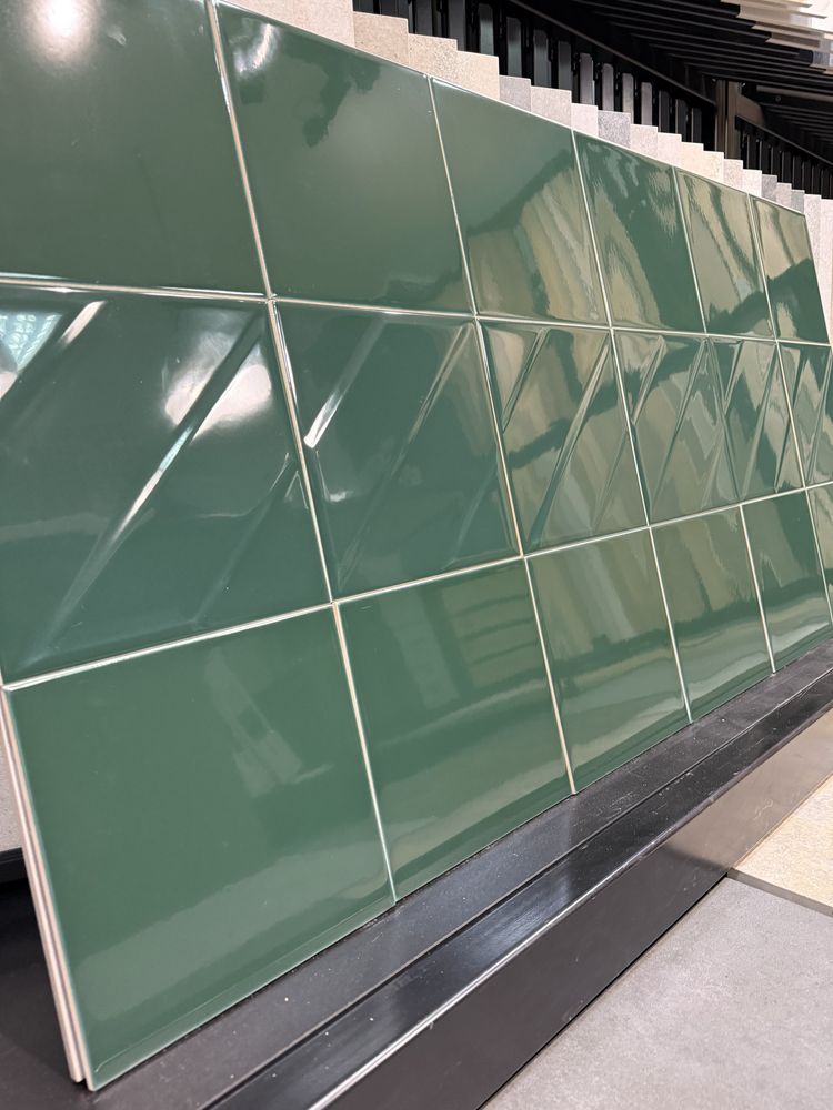 Plytki scienne kafelki 19,8 x 19,8 polysk Urban Colours Green Zielone