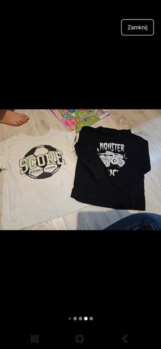 Paka ubrań dla chłopca 110/116 głównie h&m