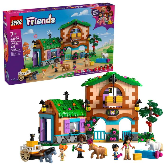 LEGO® 42654 Friends - Ranczo kucyków i stajnia