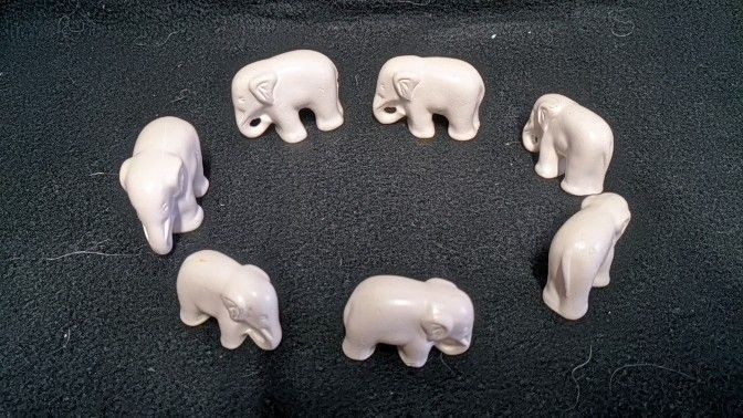 Слоники 7 семь слонов 50-х годов СССР