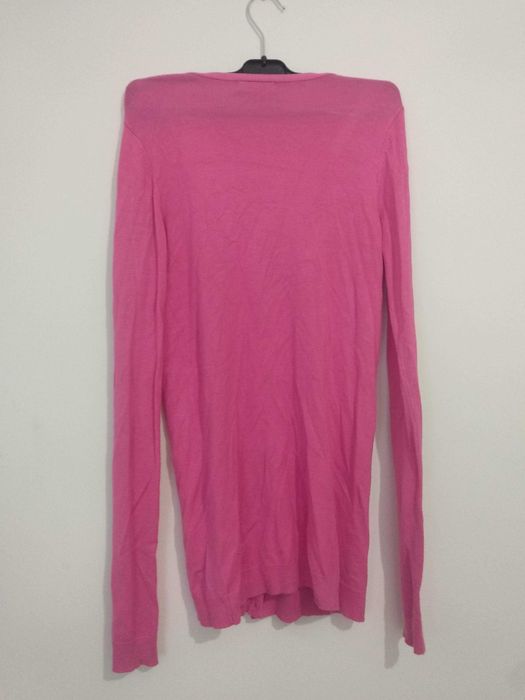 Casaco de malha cor-de-rosa