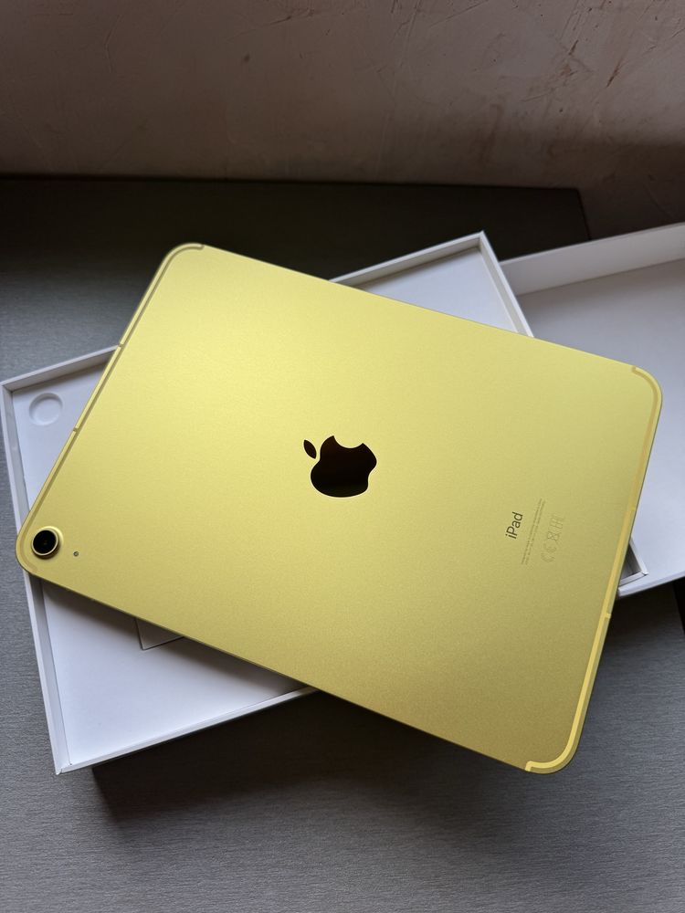 Новий з Європи: Apple iPad 10 10.9" 256GB Wi-Fi+4G Yellow