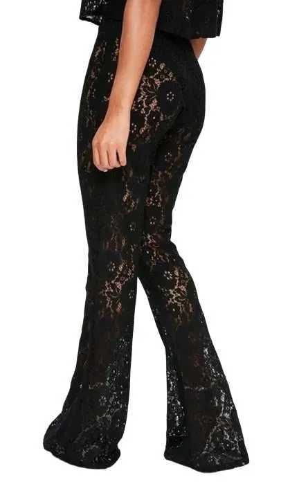 Spodnie MISSGUIDED koronka goth killstar
