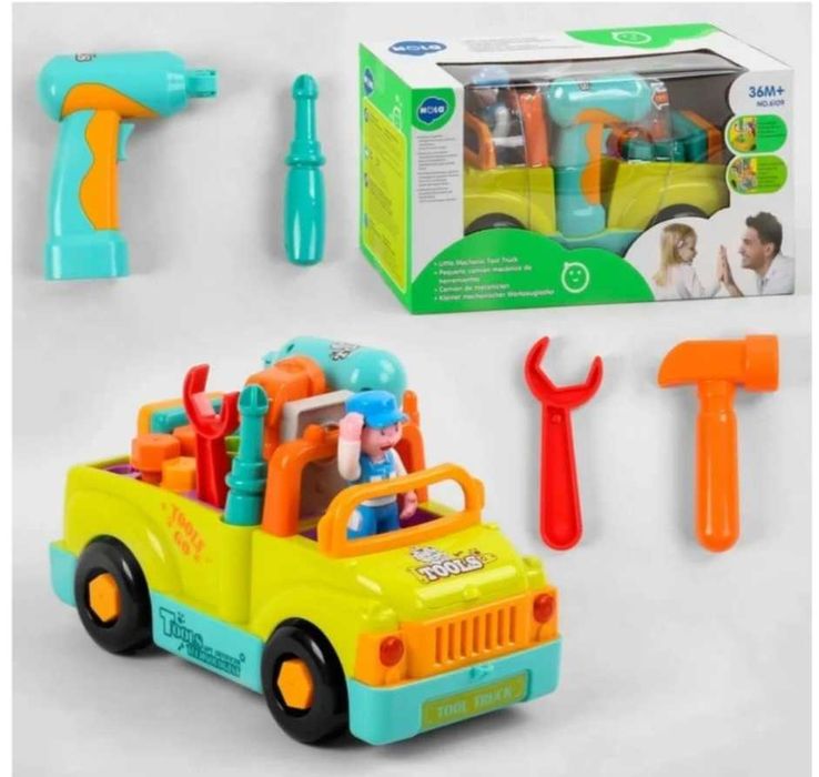 Продам машинку-конструктор з інструментами"Ваговозик"