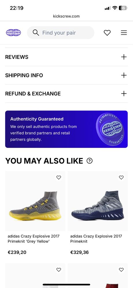 Баскетбольные кроссовки Adidas Crazy Explosive