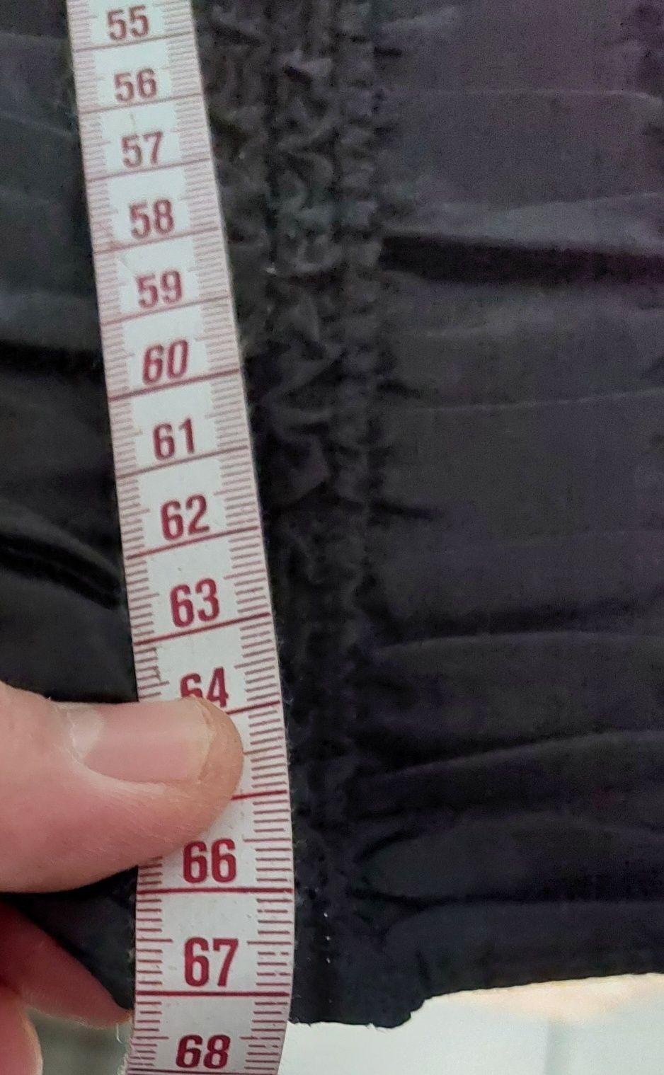 Bluzka damska  na szerokich szelkach marszczona  W biuście 61 cm x2 dł