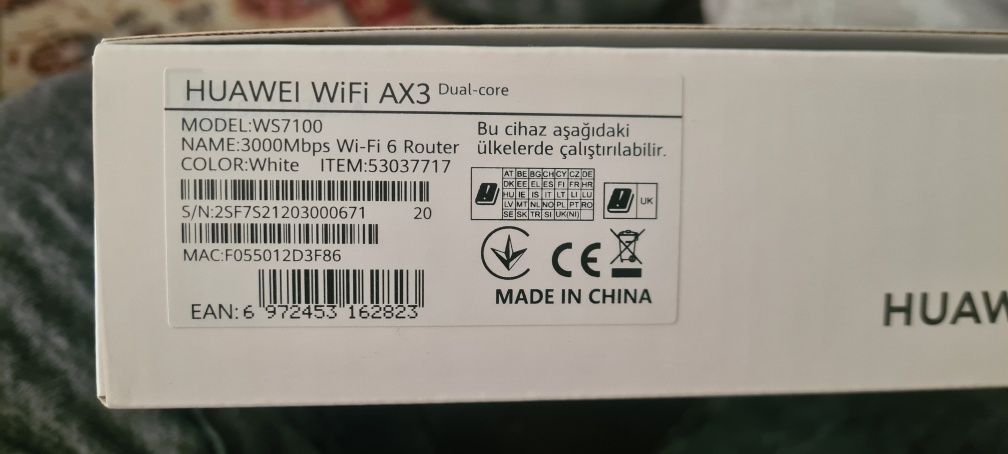 Router Huawei WiFi AX3 Dual-core WiFi 6