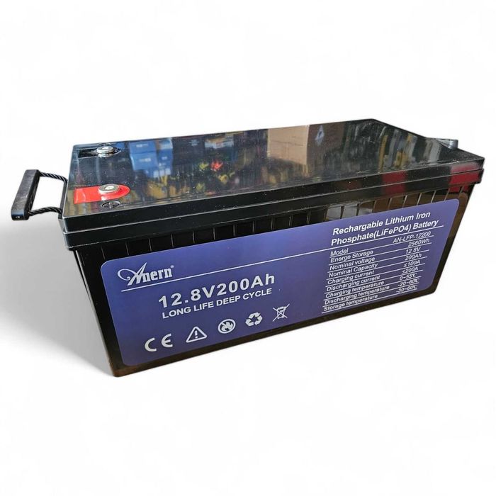 Аккумулятор железо фосфатный LiFePO4 200 А 12.8 В Anern
