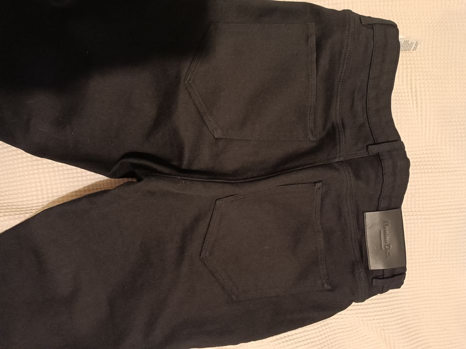 Spodnie jeansowe jeansy z rozcięciami rozcięcia r. 40 Massimo Dutti