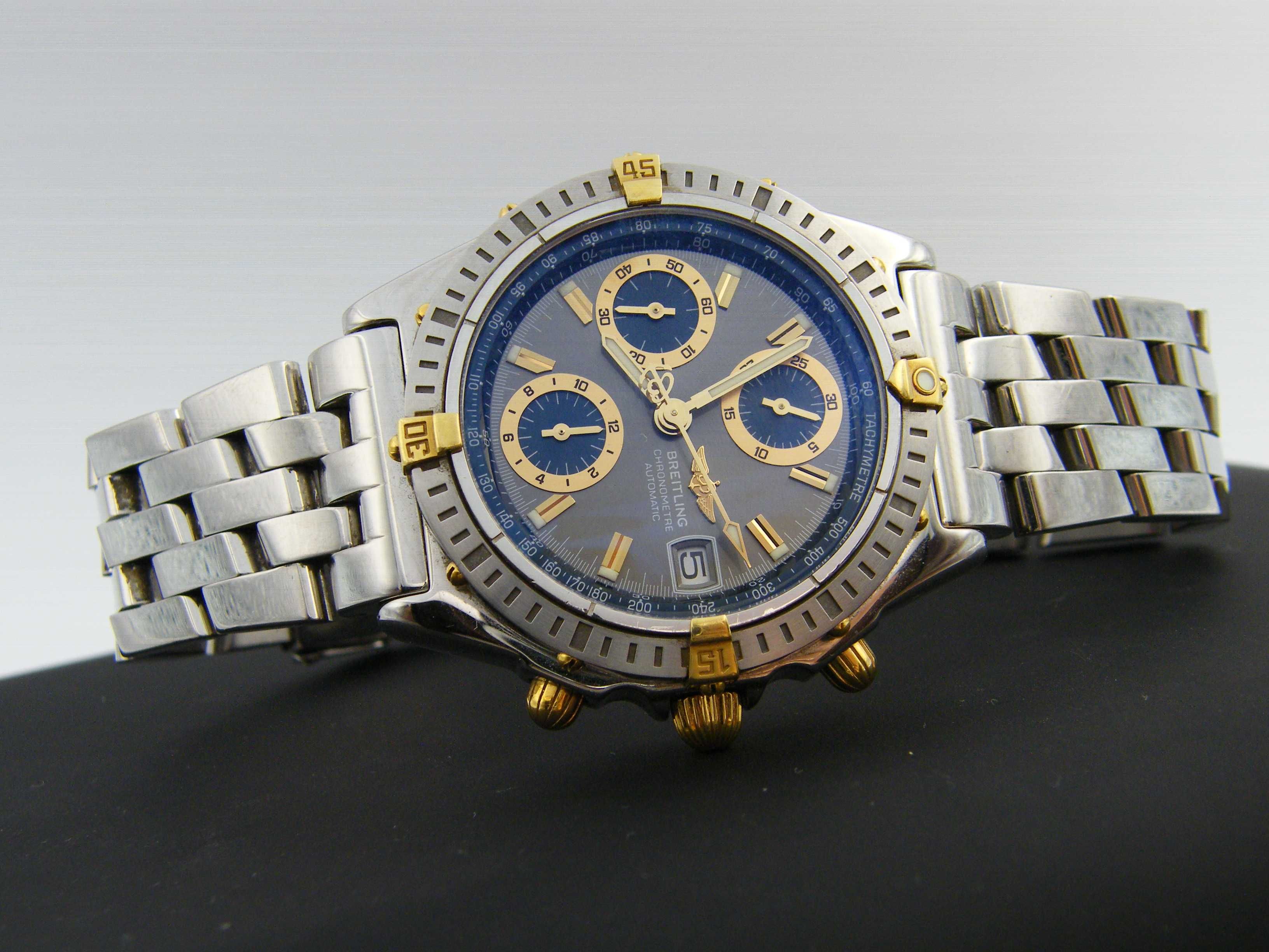 Breitling Chronomat Bi-Kolor z Super Tarczą Na Bransolecie B13352