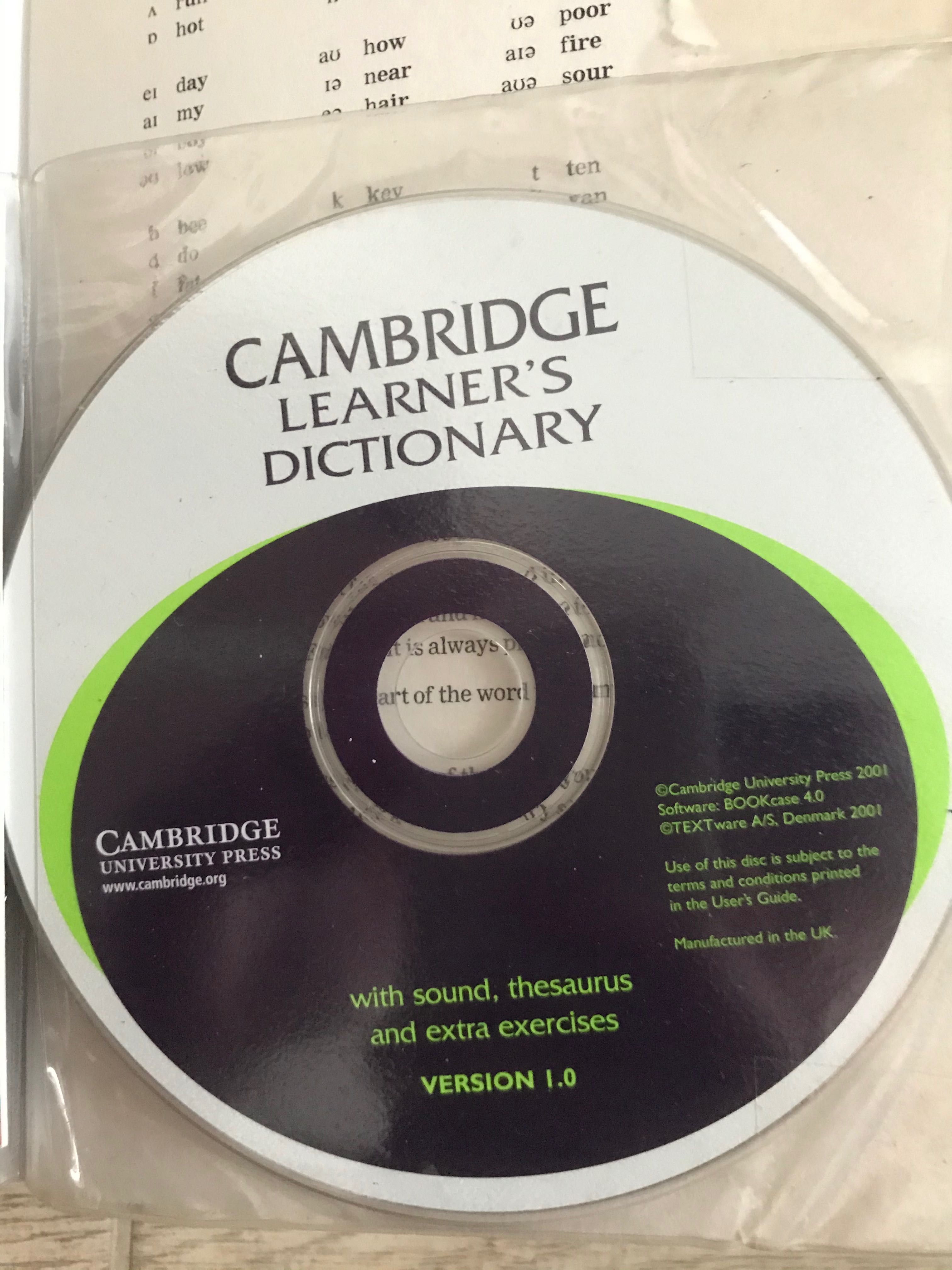CAMBRIDGE Learner’s dictionary + CD
