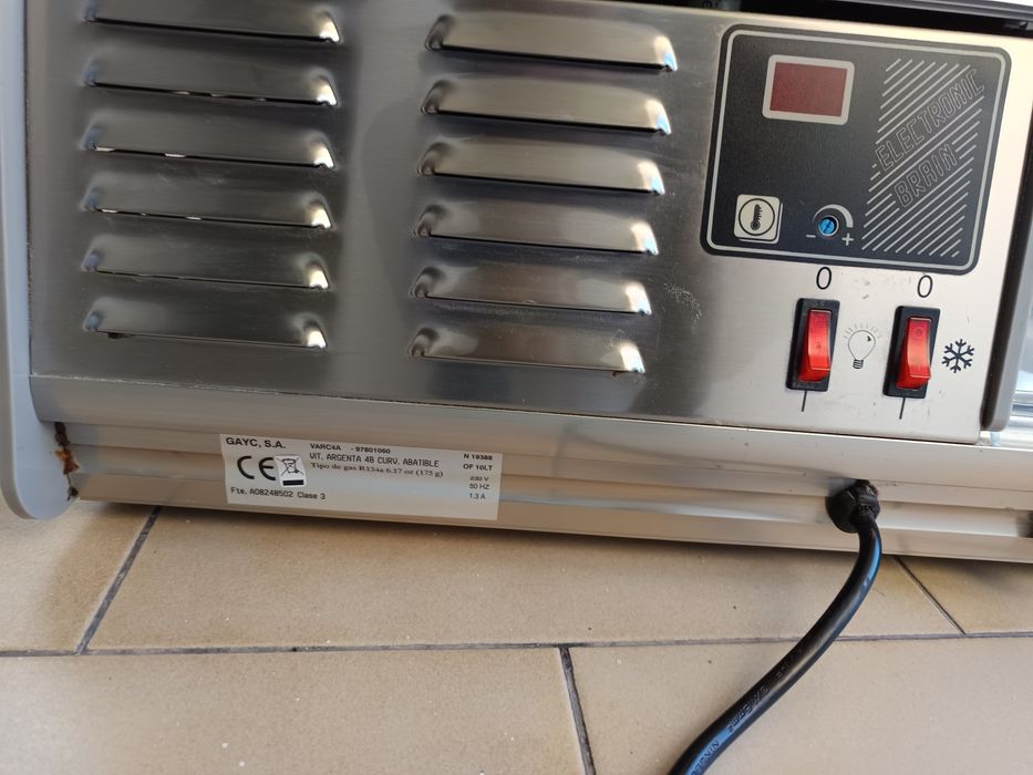 Vitrine frigorífica refrigerada