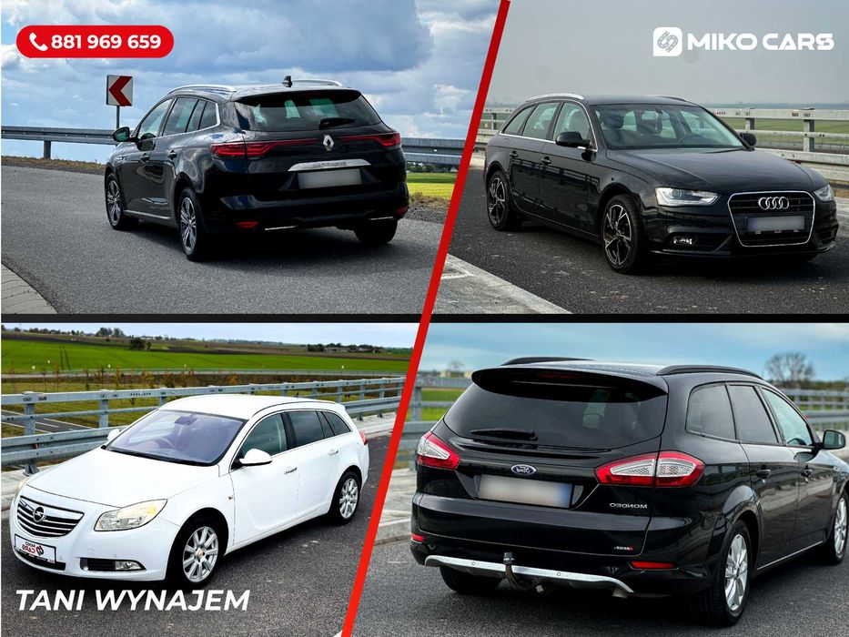 Ford Mondeo MK4 WYPOŻYCZALNIA, WYNAJEM samochodu osobowego i busów