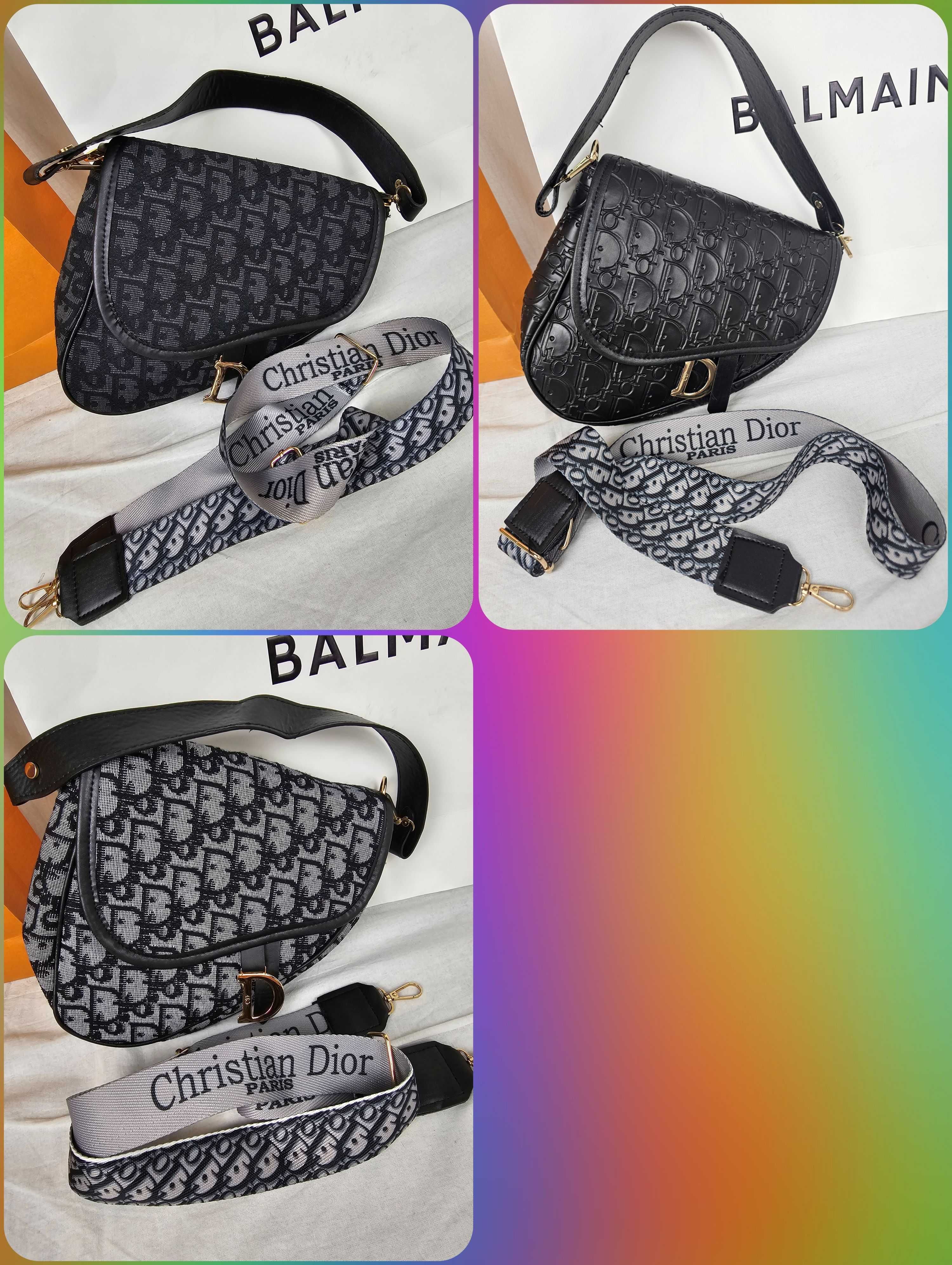 Torebka siodło Christian Dior z monogram torebka damska nowość
