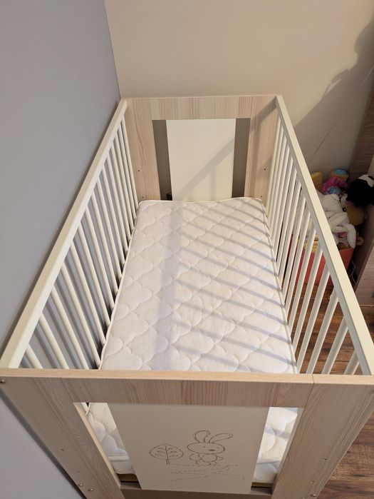 Łóżeczko Klupś Safari materac