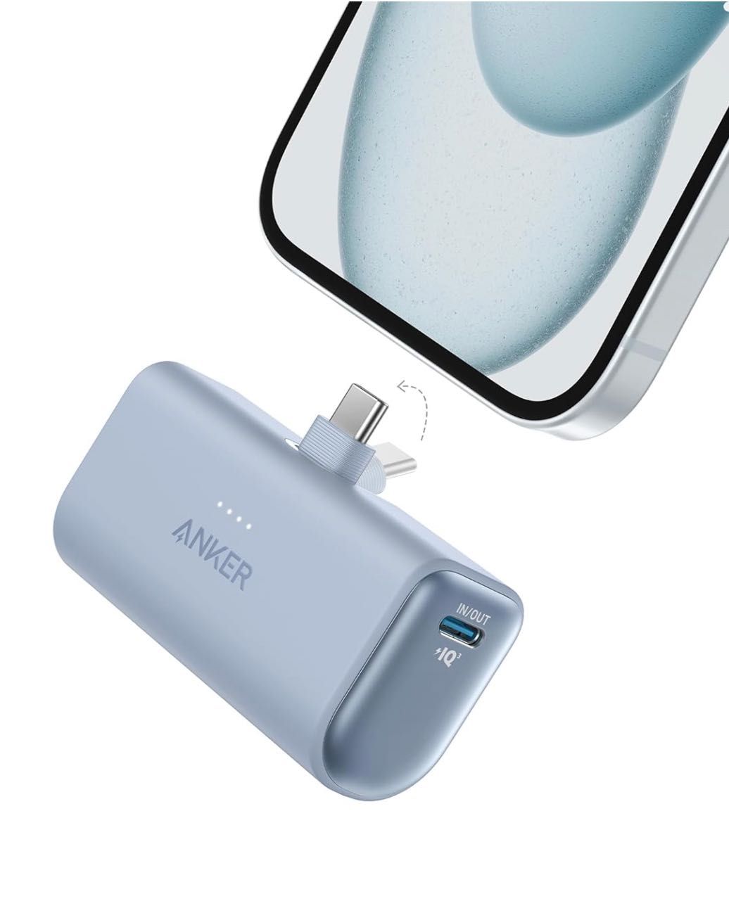 Павербанк Anker Nano Power Bank із роз’ємом USB-C 22.5W 5000 mAh NEW