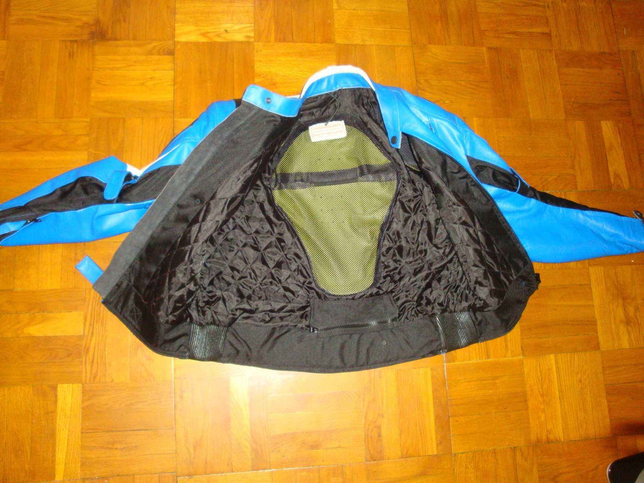 Куртка BURGT ( Германия ) кожаная с защитой , размер XL ( 54-56 )