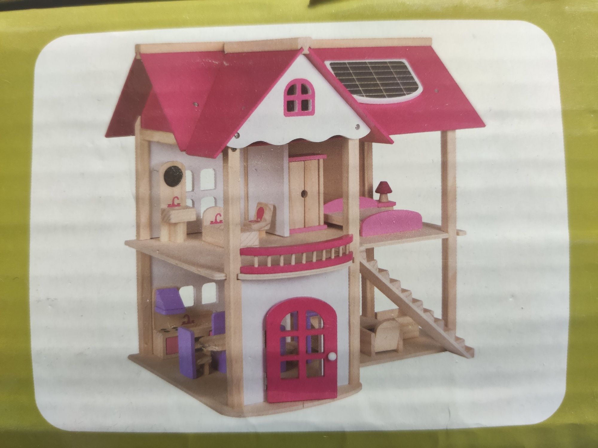 Деревянный Кукольный домик