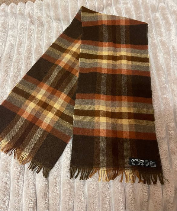 Шарф шерстяний теплий