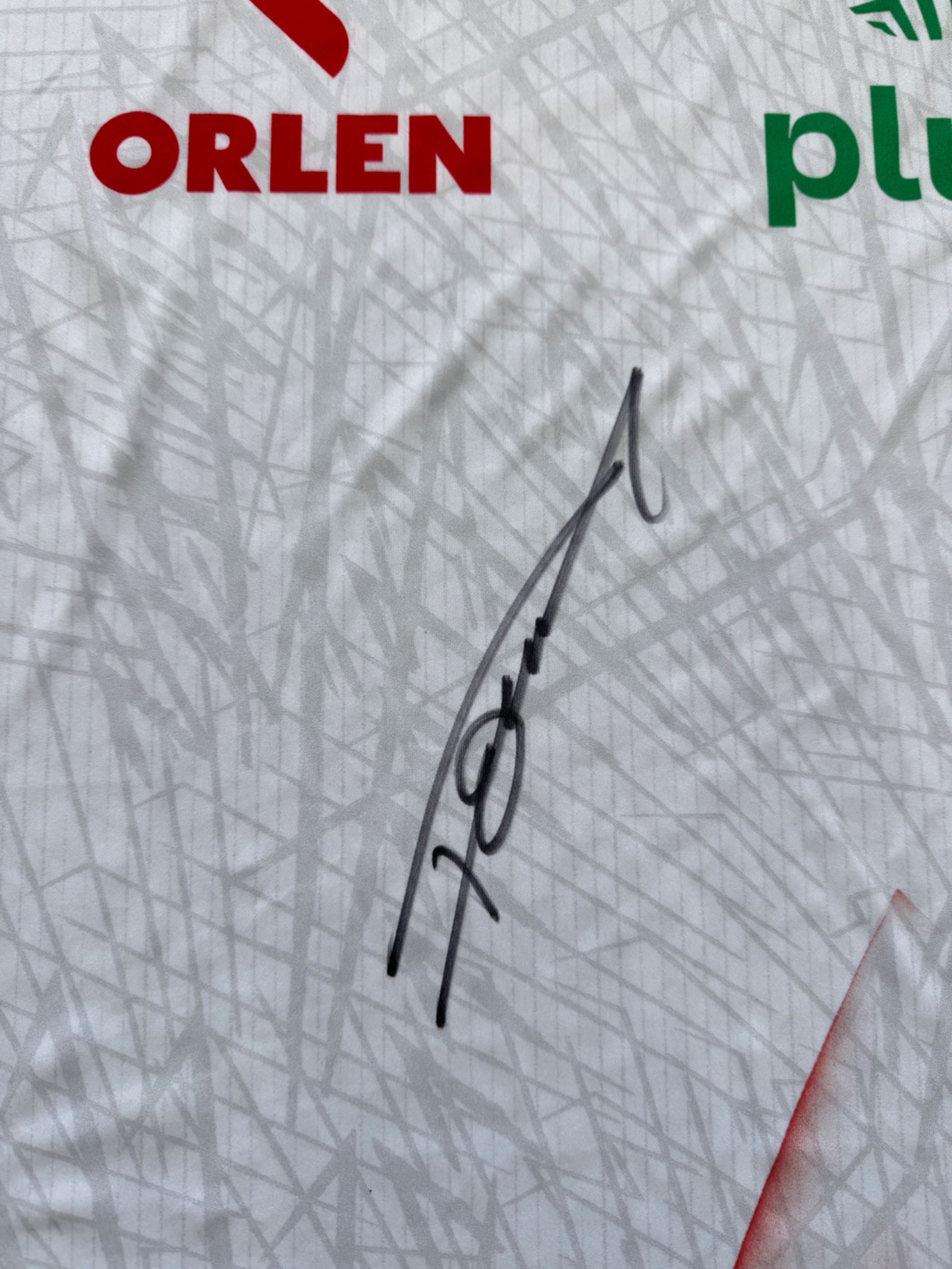 Koszulka Polskiej reprezentacji w siatkówce z autografem Tomasz Fornal