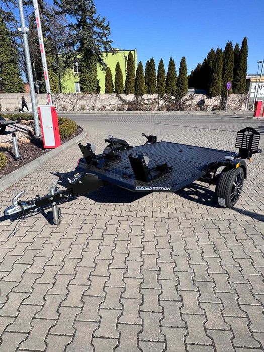Lorries MT2 Black Edition Przyczepa na dwa motocykle Dostępne od ręki