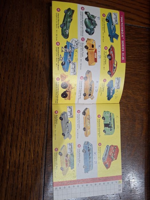 Catalogo matchbox 1965