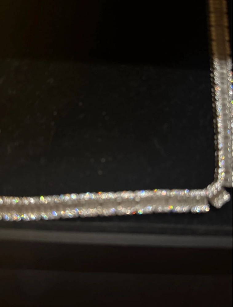 Łańcuch tennis bougette vvs moissanite