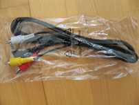 Kabel 4PIN minijack (3,5 mm) - 3x RCA male (cinch)  Audio Video