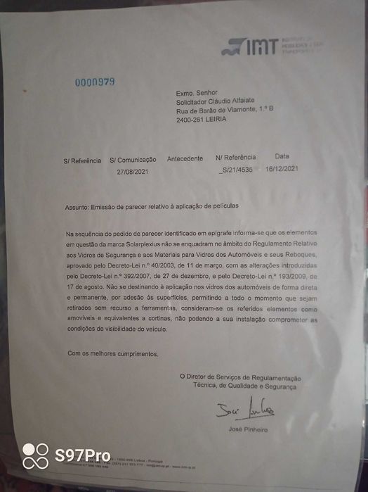 Película solarplexius removível para classe C