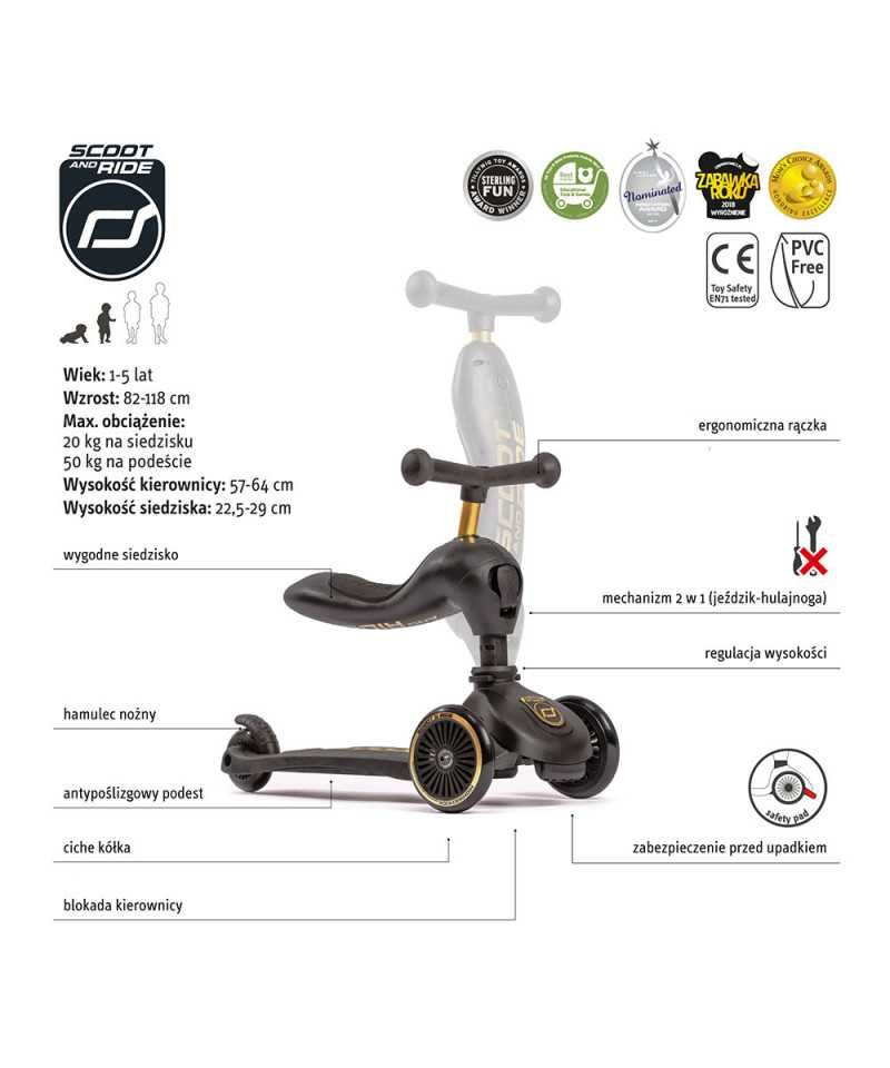 SCOOT AND RIDE
Hulajnoga HighWayKick 2w1