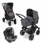 Wózek dziecięcy ABC Design Salsa 4 Air 3w1 Crow Grey Szary