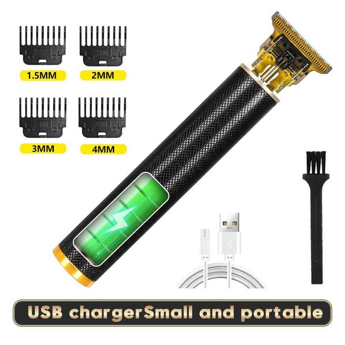 Máquina de Cortar Cabelo Eletrica (Recarregável USB)