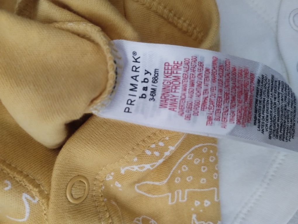 Комплект нових боді Primark 2-4 місяці