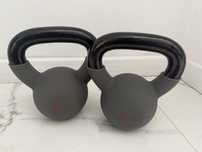 Kettlebell 2x8kg Hop Sport ogumowane żeliwne