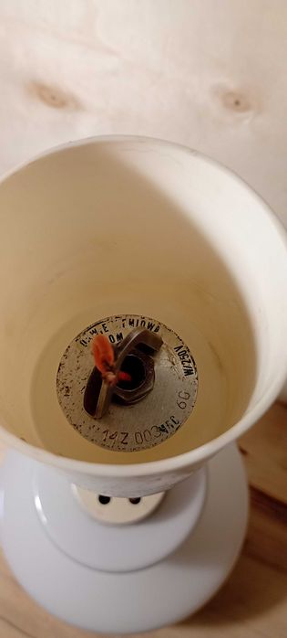 Lampa wisząca szkło PRL