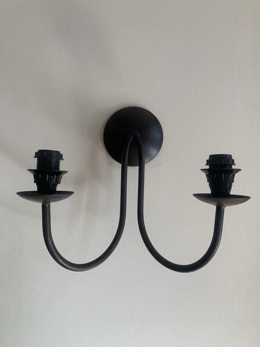 Candeeiro de parede. Aplique. Metal