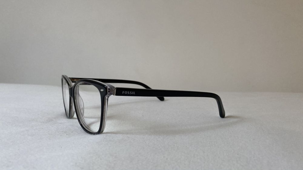 Okulary Oprawki czarne Fossil damskie