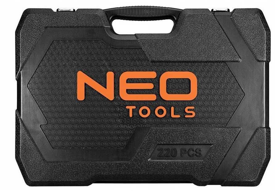 NOWY zestaw narzędzi kluczy nasadowych 1/2" 3/8" 1/4" 220el Neo Tools