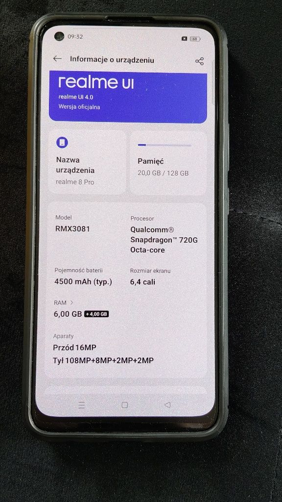 Realme 8 Pro 6/128gb