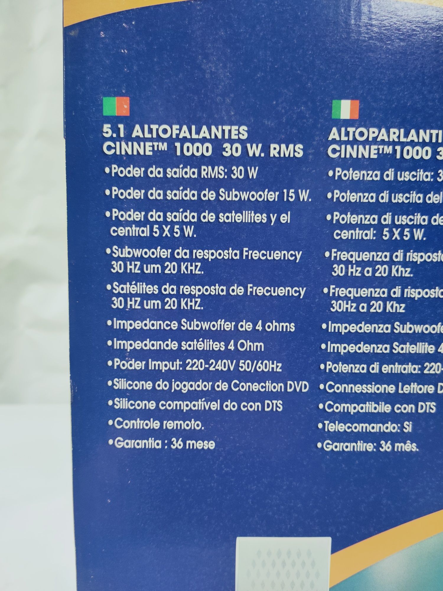 Coluna de som nova