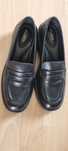 Mocassins de pele, pretos, novos n 38